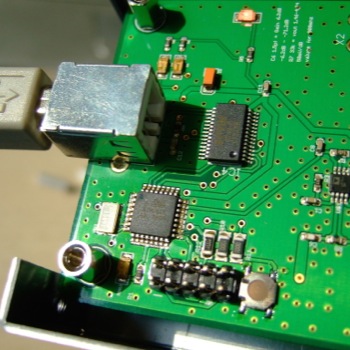 EMF detection PCB closeup