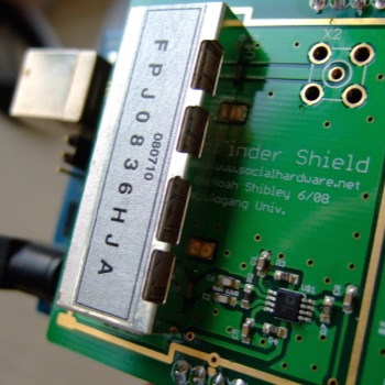 Arduino shield for mobile EMF detection