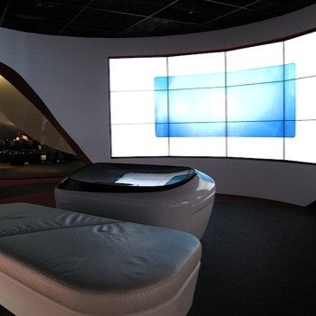 Multi-touch table and video wall